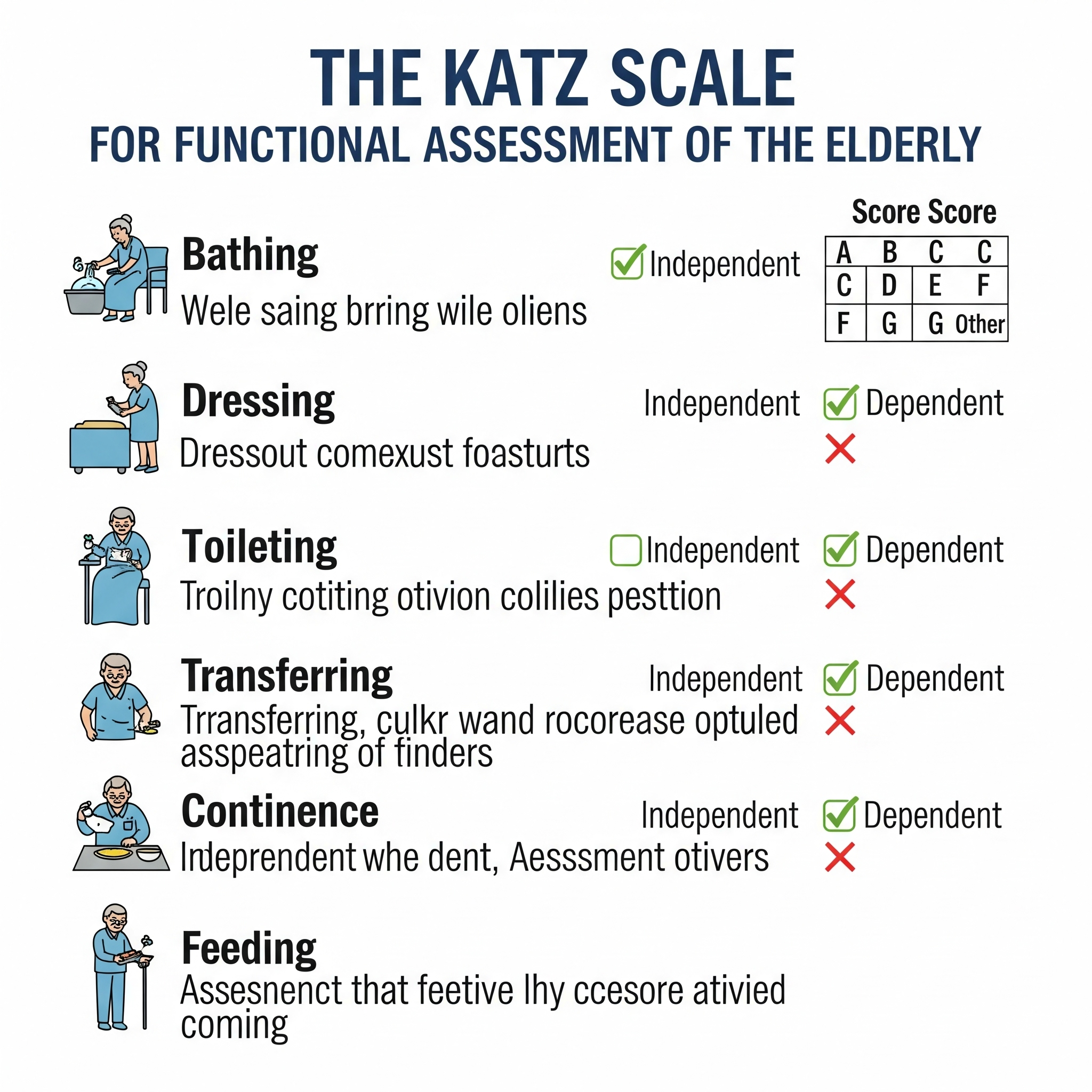 KATZ SCALE NURSE